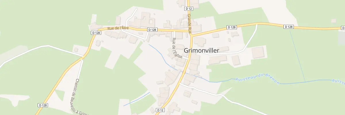 Plan du 6 Rue de l’Eglise à Grimonviller