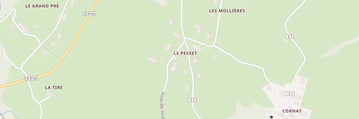 Plan du 613 Rte de Cornat à Saint-Offenge