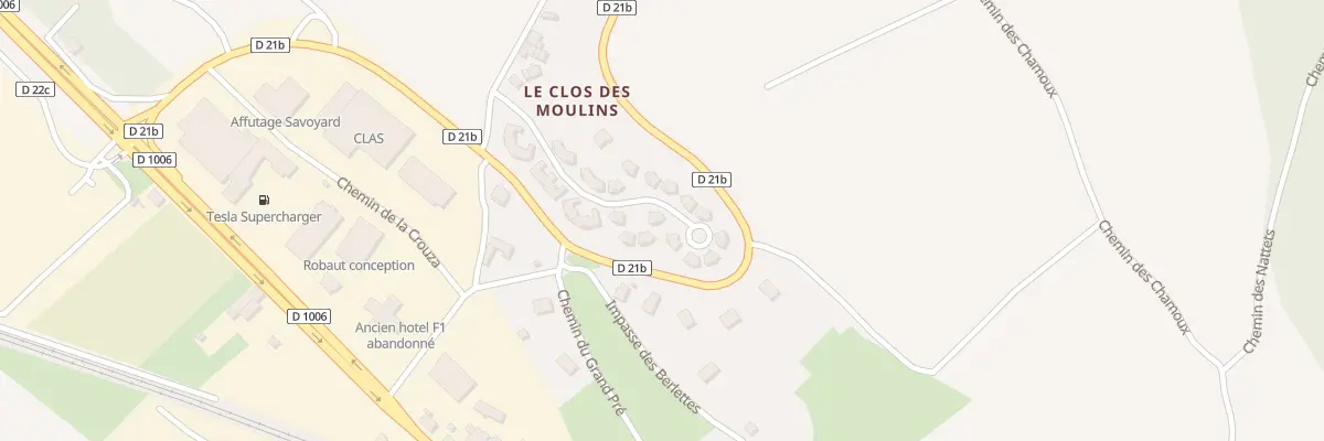Plan du 166 Imp du Clos des Moulins à Chignin