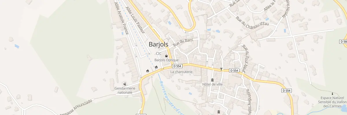 Plan du 41 Bd Grisolle à Barjols