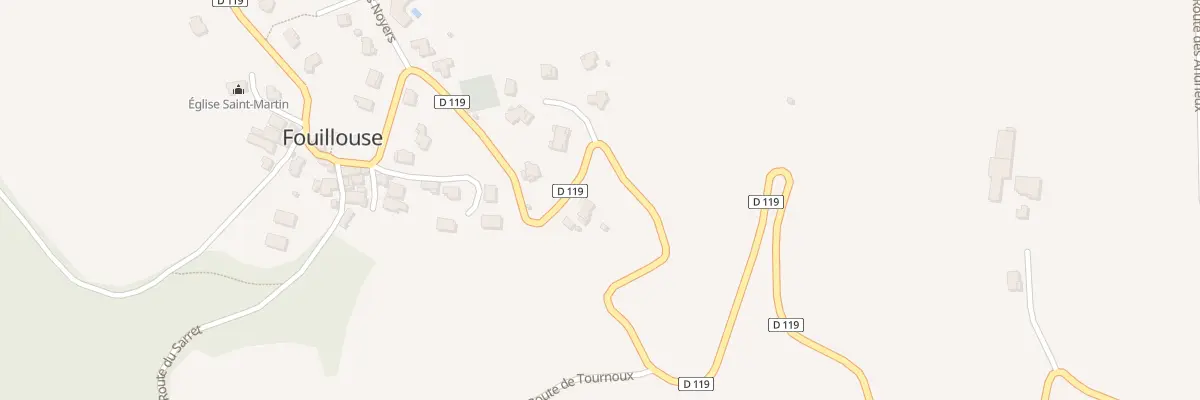 Plan du 300 Rte de Tallard à Fouillouse