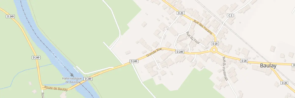 Plan du 1 Sen du Patis aux Vignes à Baulay