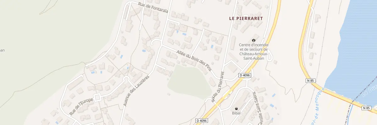 Plan du 9328 All du Bois de Pins à Château-Arnoux-Saint-Auban
