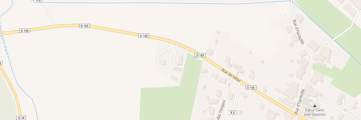Plan du 275 Rue de Vittel à Valleroy-le-Sec