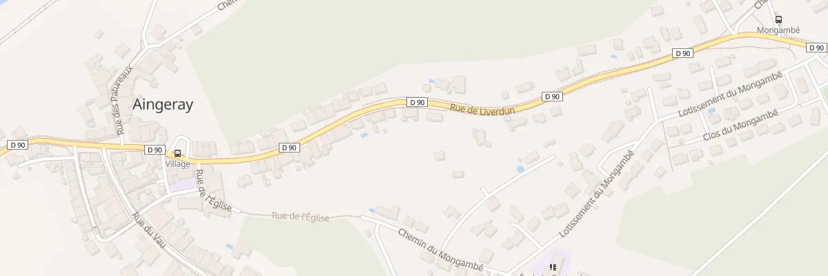 Plan du 40 Rue de Liverdun à Aingeray