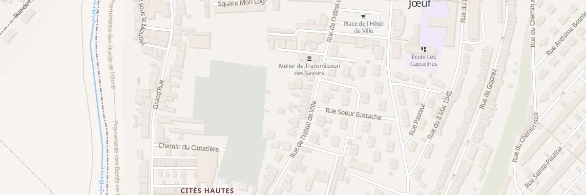 Plan du 22T Rue de l’Hôtel de Ville à Jœuf