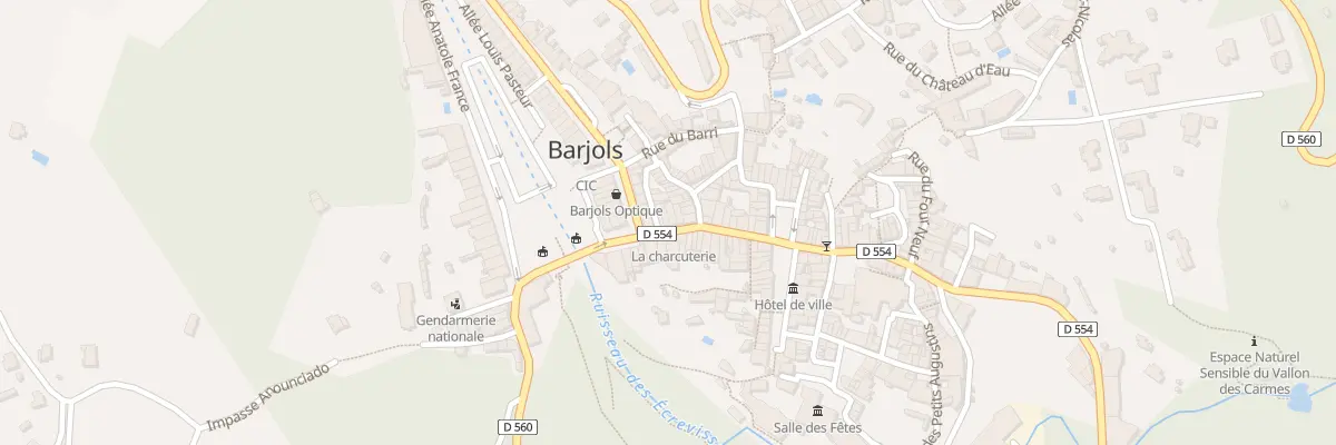 Plan du 1B Rue de la République à Barjols