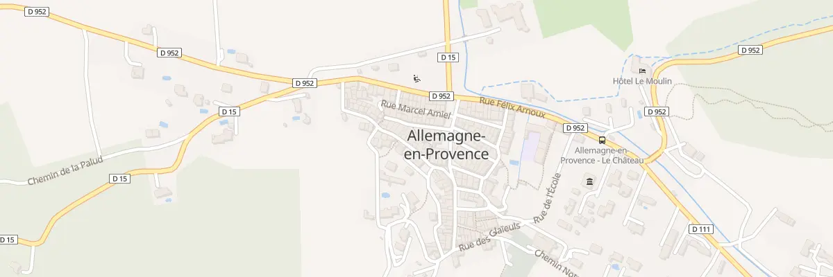 Plan du 30 Tra du Four à Allemagne-en-Provence