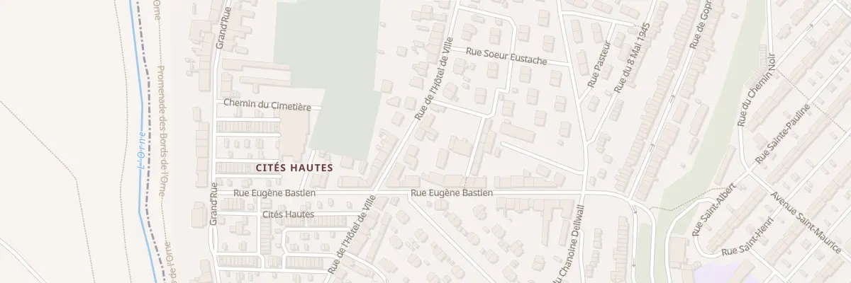Plan du 33 Rue de l’Hôtel de Ville à Jœuf
