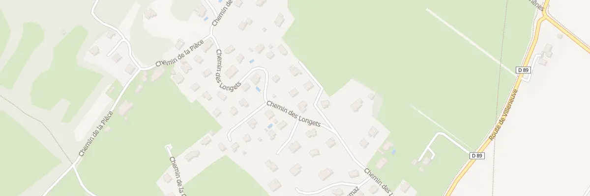 Plan du 320 Che des Longets à Crozet