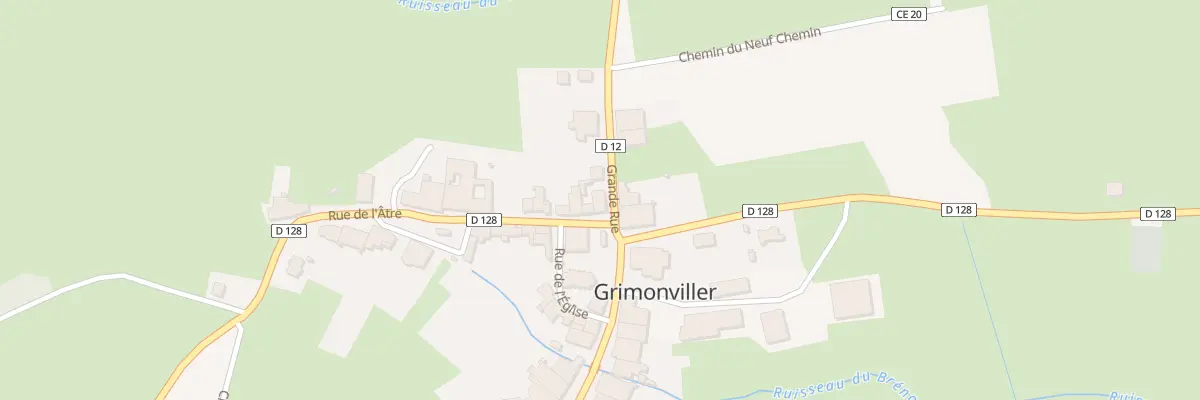 Plan du 6 Gr Grande Rue à Grimonviller