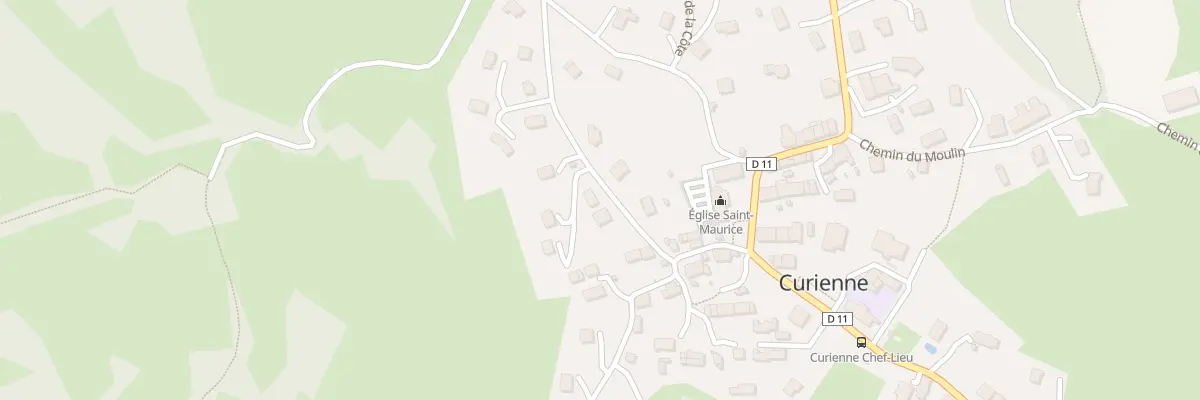 Plan du 5324F Che de la Cour à Curienne
