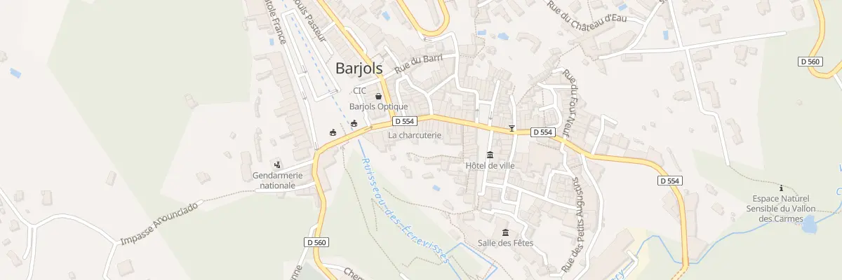 Plan du 8 Rue de la République à Barjols
