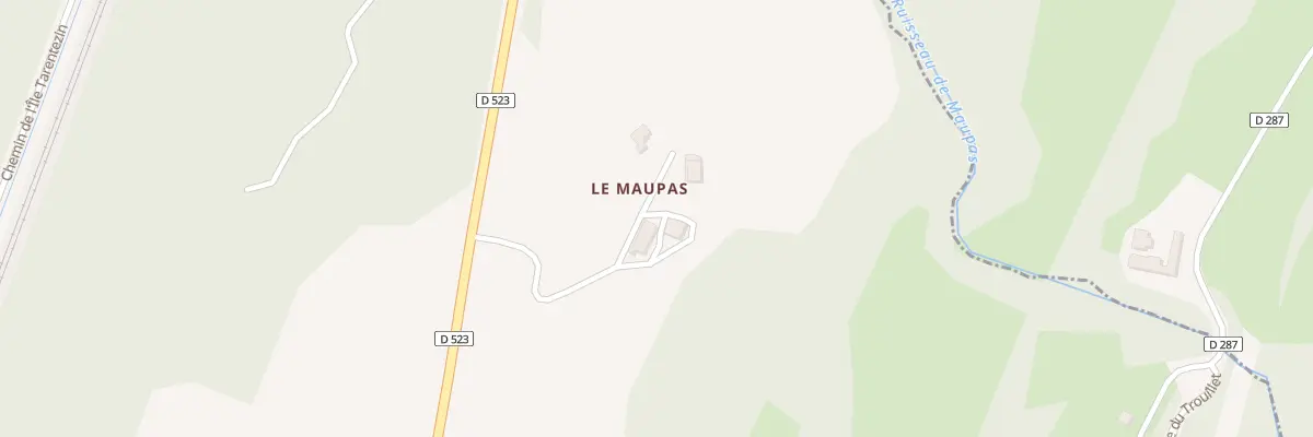 Plan du 186 Che du Maupas au Cheylas