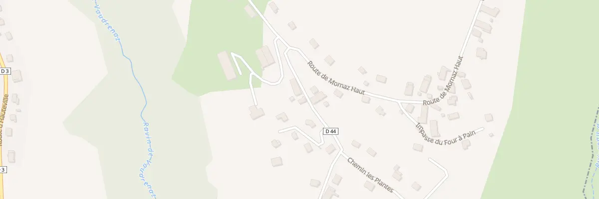 Plan du 1262 Rte de Nonglard à Vaulx