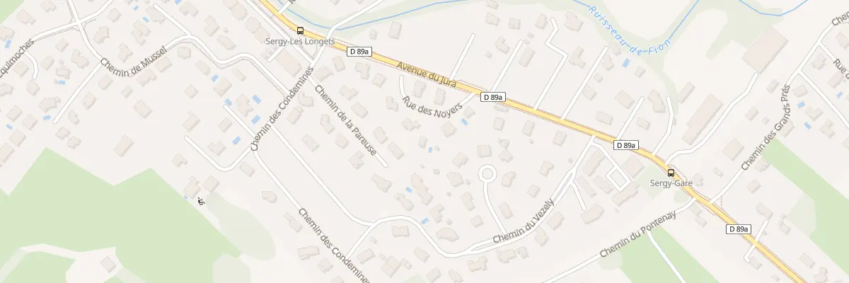 Plan du 47 Rue des Noyers à Sergy