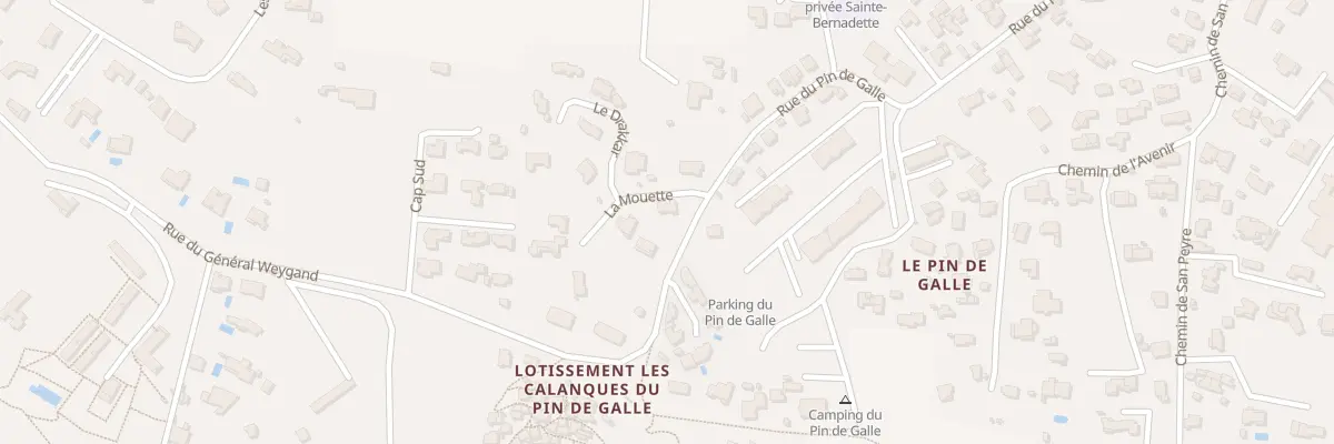 Plan du 3 Lot du Pin de Galle au Pradet