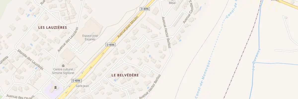 Plan du 5 Rue Jean Rameau à Château-Arnoux-Saint-Auban