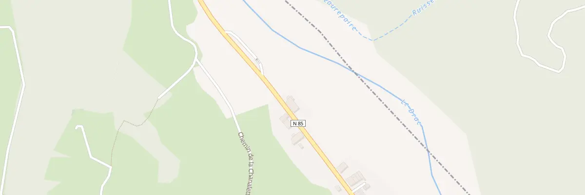 Plan du 980 Rte Napoleon au Noyer