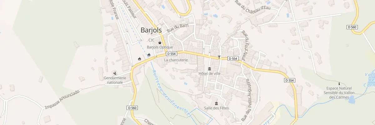 Plan du 18 Rue de la République à Barjols