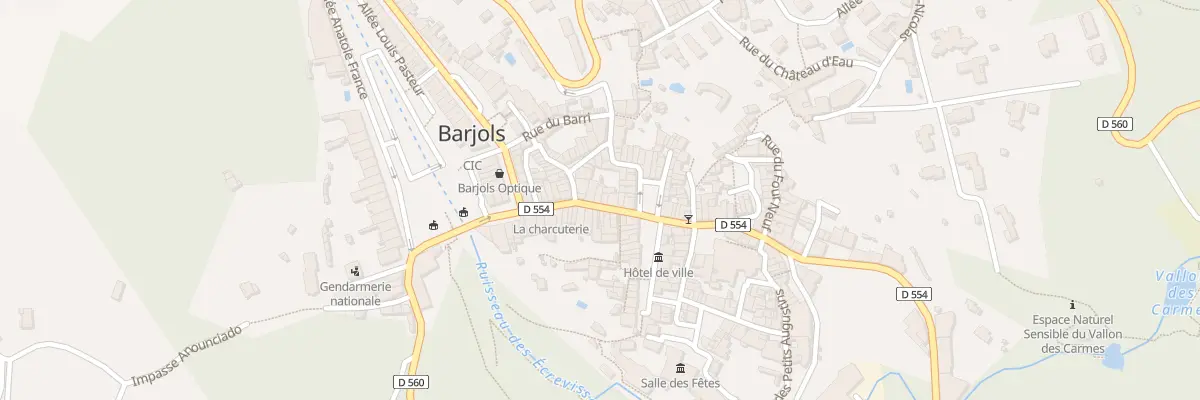 Plan du 11 Rue de la République à Barjols