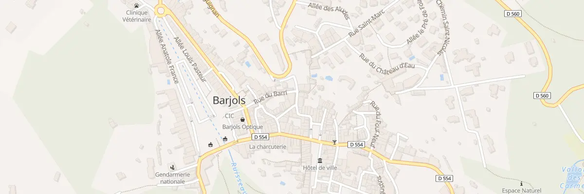 Plan du 9 Rue des Audiffren à Barjols