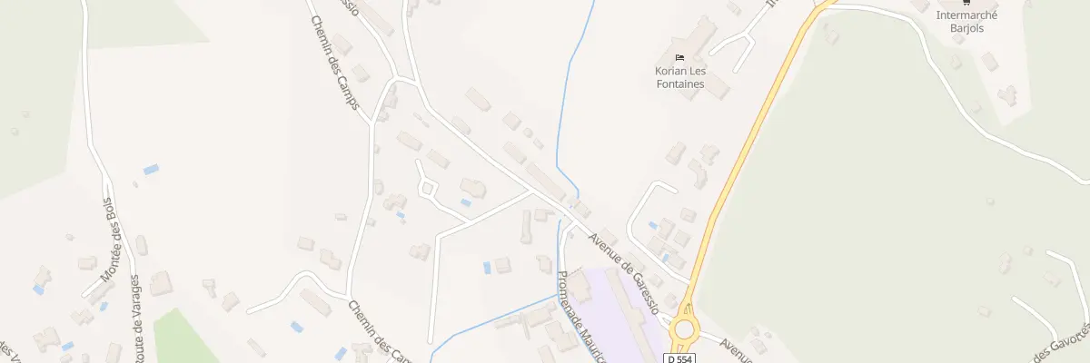 Plan du 156 Av de Garessio à Barjols