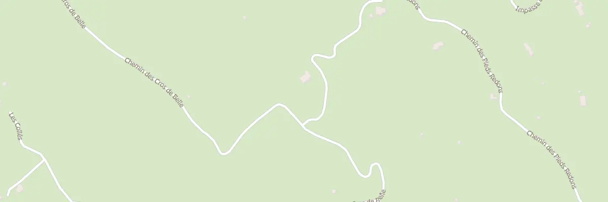Plan du 1048 Che des Cros de Belle à Solliès-Toucas