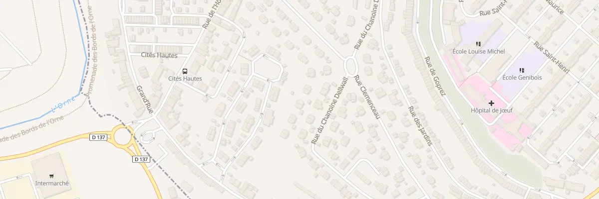 Plan du 51 Rue du Chanoine Dellwall à Jœuf