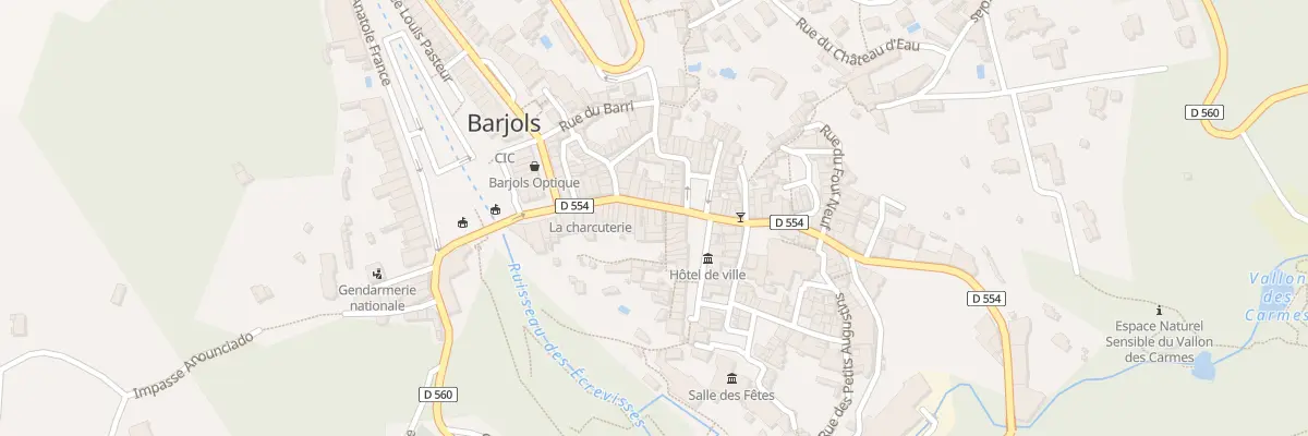 Plan du 22 Rue de la République à Barjols