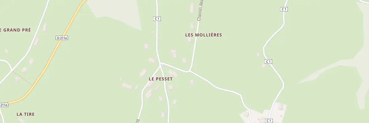 Plan du 5112 Les Mollieres à Saint-Offenge