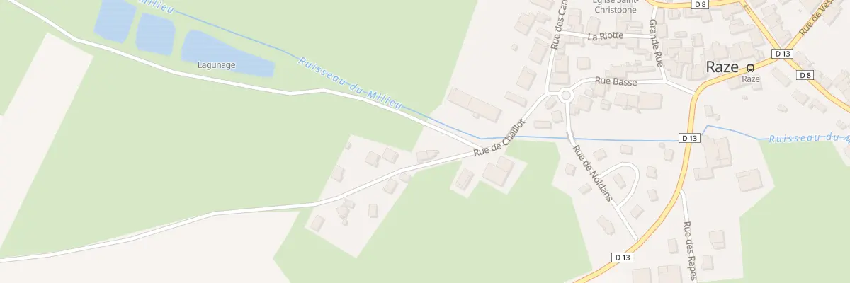 Plan du 5175 Le Village à Raze