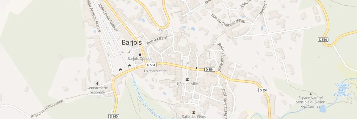Plan du 5 Pl Victor Hugo à Barjols