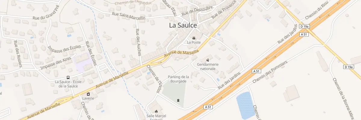 Plan du 80 Av de Marseille à La Saulce