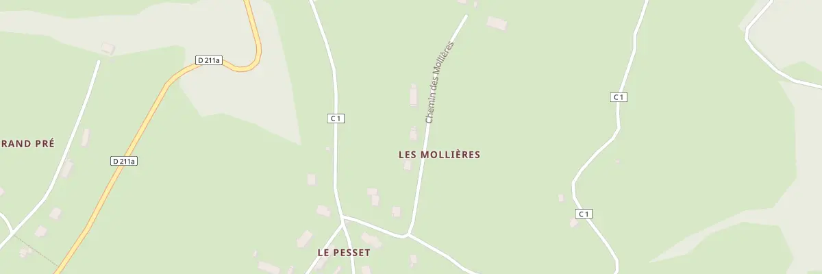 Plan du 5126F Les Mollieres à Saint-Offenge