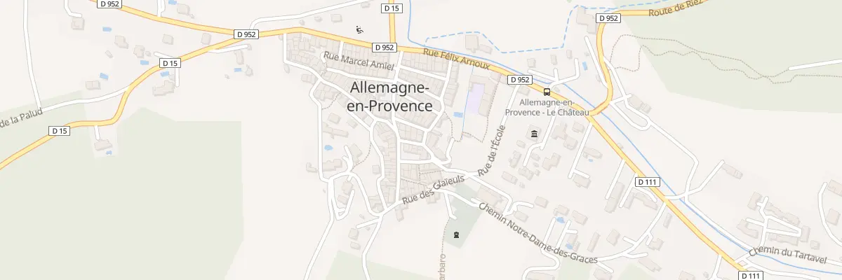 Plan du 23 Rue du Lavoir à Allemagne-en-Provence