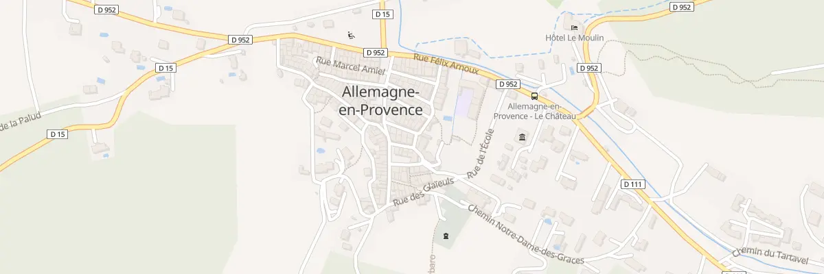 Plan du 54 Rue Prosper Allemand à Allemagne-en-Provence