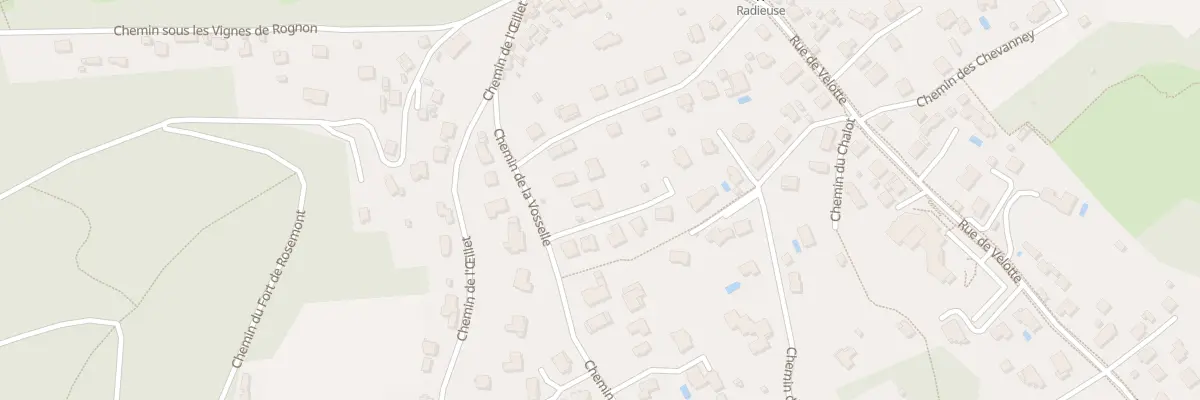 Plan du 9 Che de la Vosselle à Besançon