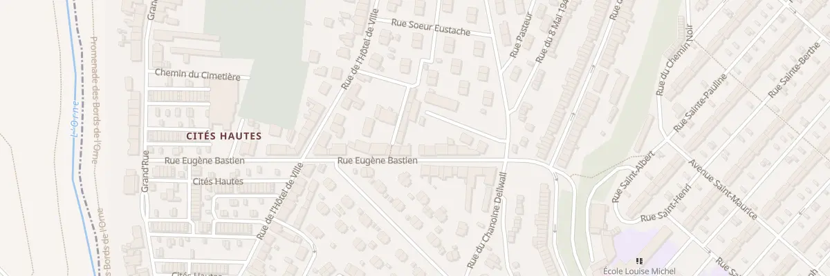 Plan du 21 Rue Eugène Bastien à Jœuf