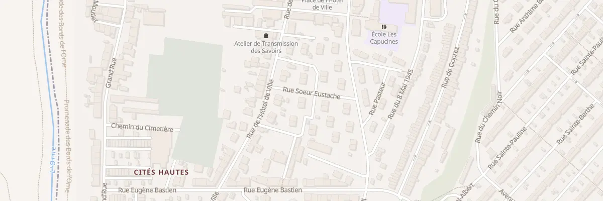Plan du 6 Rue Soeur Eustache à Jœuf