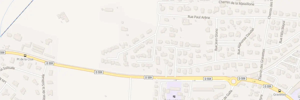 Plan du 444S Rue Paul Arène au Pradet