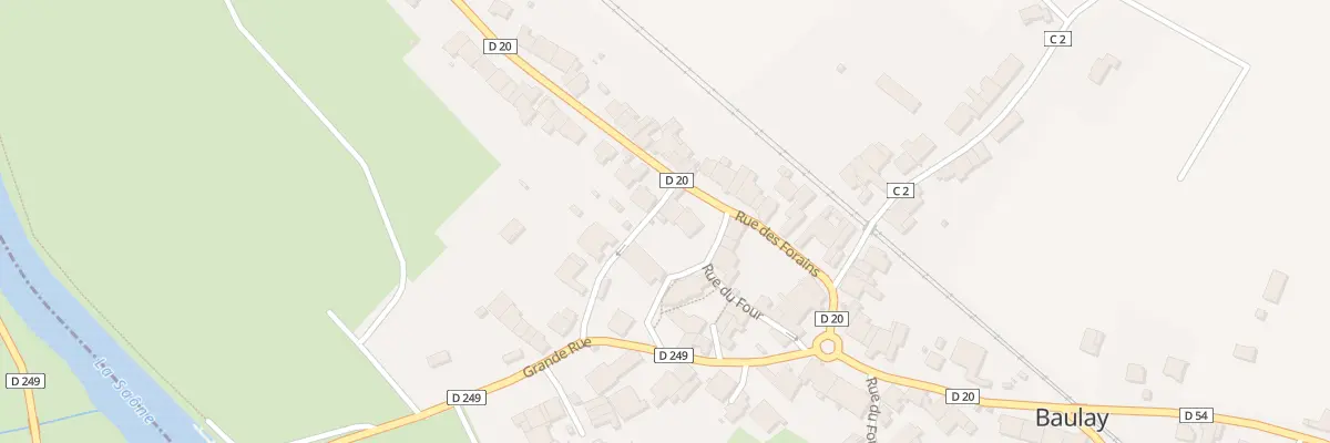 Plan du 6 Rue des Forins à Baulay