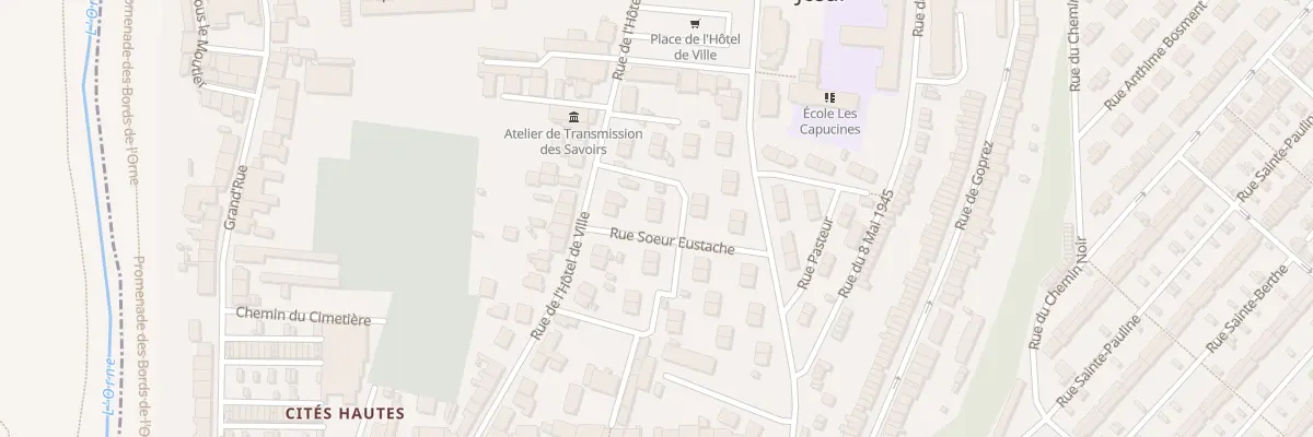 Plan du 1 Rue Soeur Eustache à Jœuf