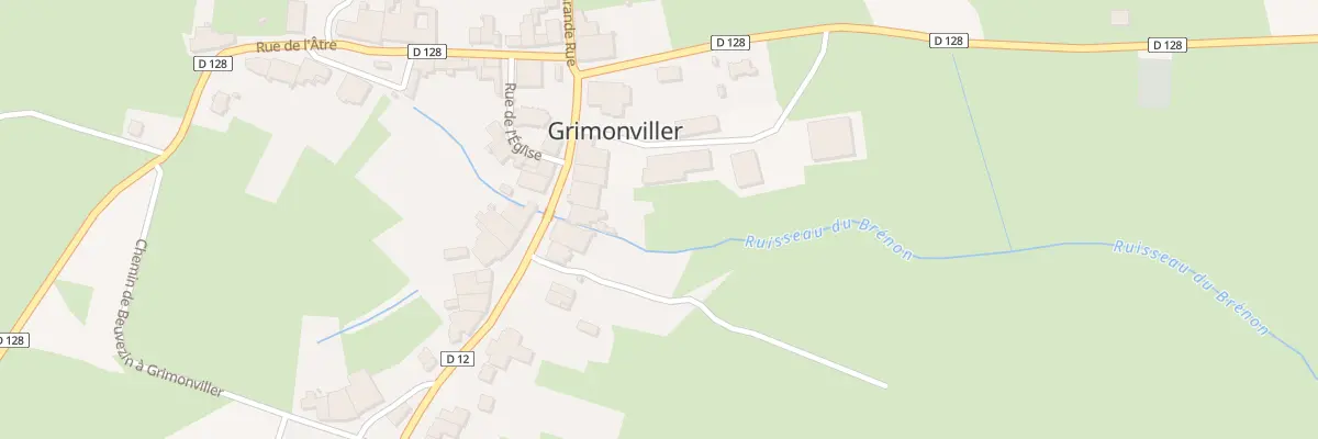 Plan du 7 Gr Grande Rue à Grimonviller