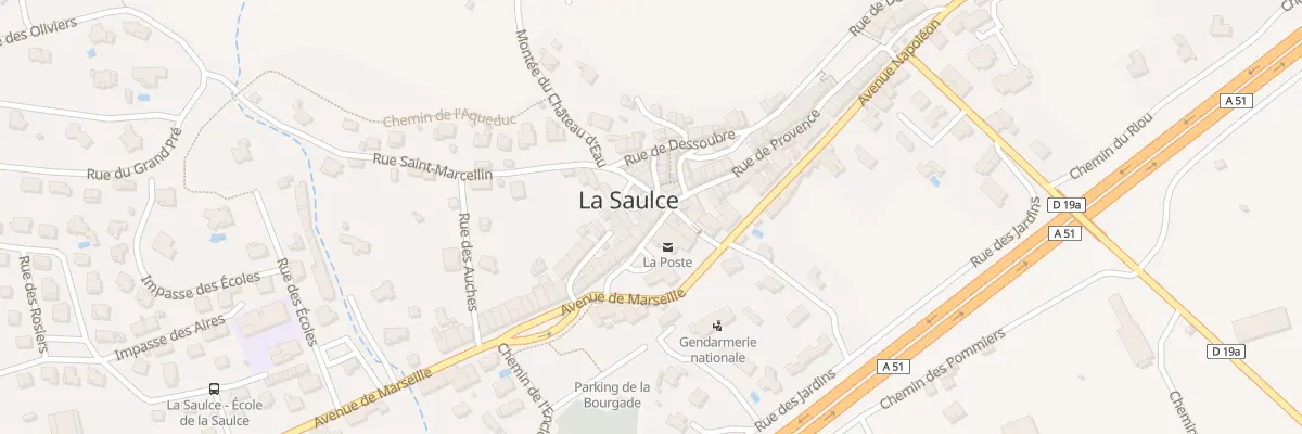 Plan du 14 Rue de Provence à La Saulce