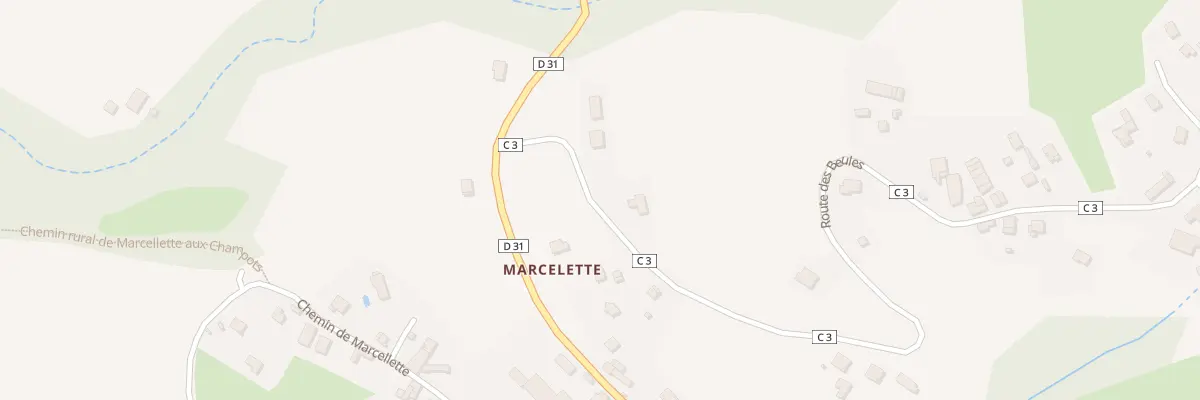 Plan du 1110 Rte des Beules à Saint-Sylvestre