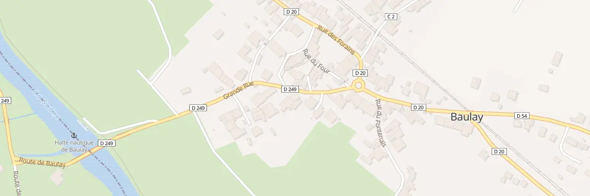 Plan du 28 Rue Grande Rue à Baulay