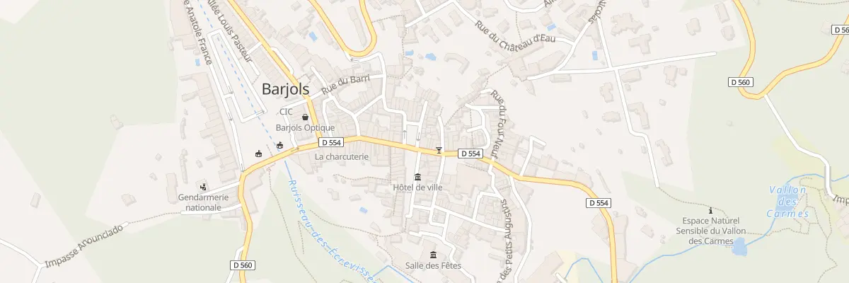 Plan du 23 Rue de la République à Barjols