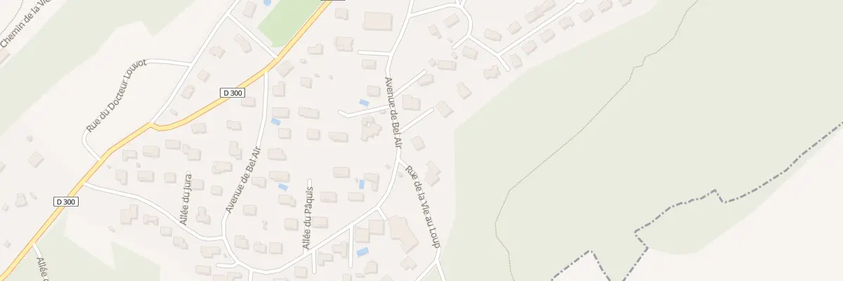 Plan de Bel Air à Châtillon-le-Duc