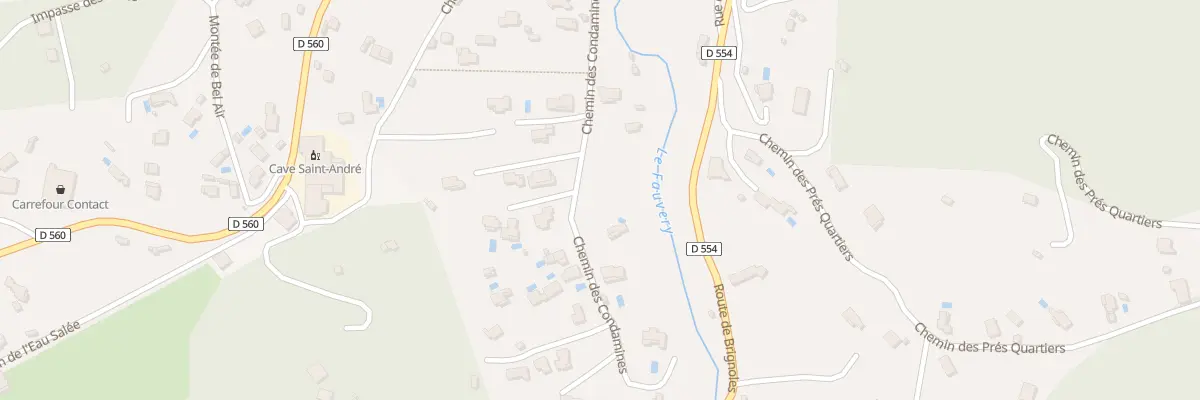 Plan du 5002F Che des Condamines à Barjols